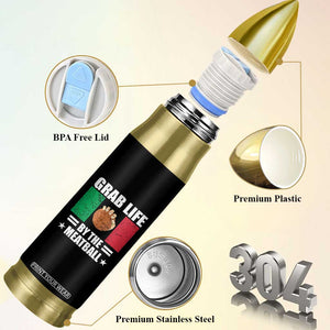 Funny Meatball Bullet Tumbler Italian Food Italy Flag TS10 Print Your Wear