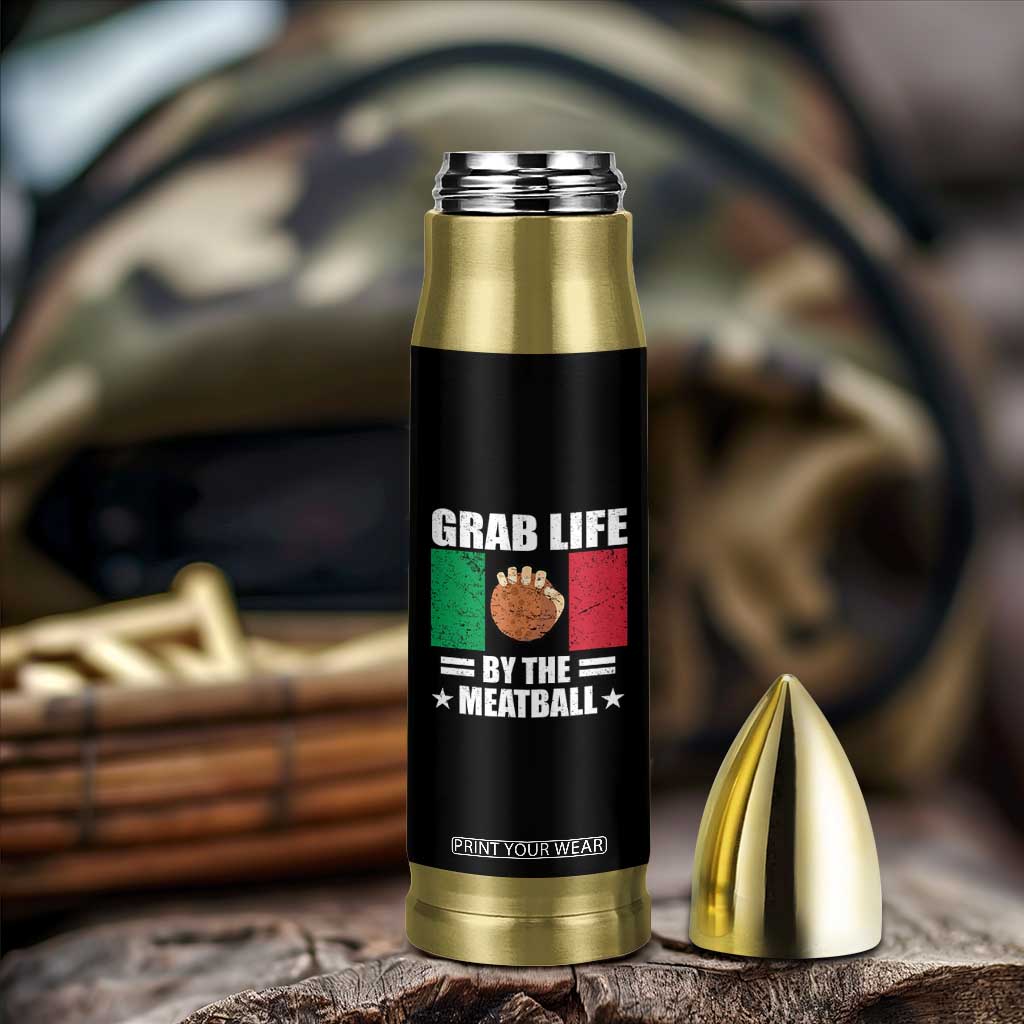 Funny Meatball Bullet Tumbler Italian Food Italy Flag TS10 Print Your Wear