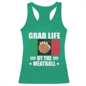 Funny Meatball Racerback Tank Top Italian Food Italy Flag TS10 Irish Green Print Your Wear