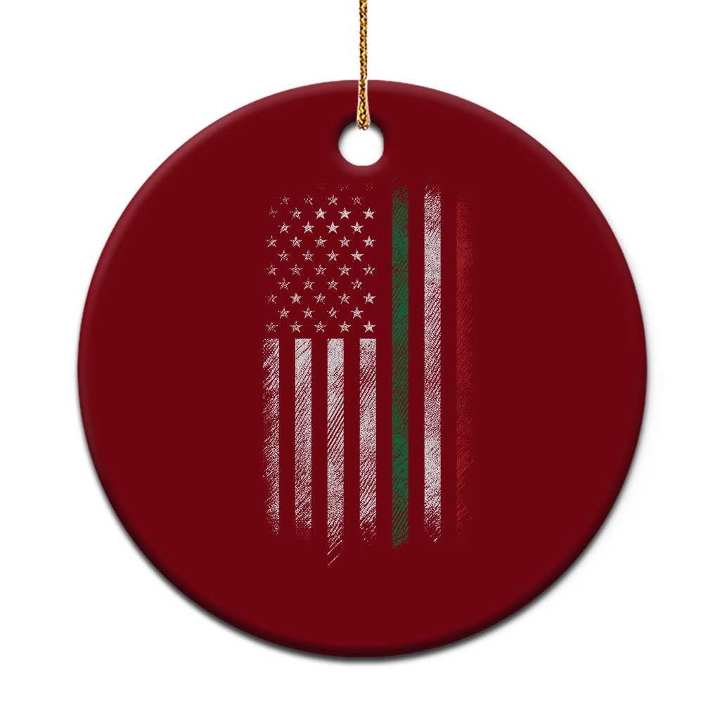Italian American Flag Ceramic Ornament Retro Italy Flag Italian Family TS10 1pc Red Print Your Wear