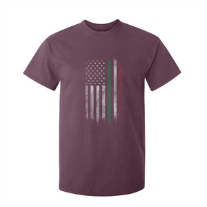 Italian American Flag T Shirt For Kid Retro Italy Flag Italian Family TS10 Maroon Print Your Wear