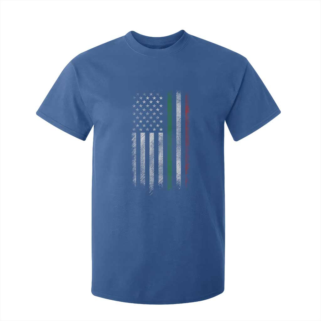 Italian American Flag T Shirt For Kid Retro Italy Flag Italian Family TS10 Royal Blue Print Your Wear