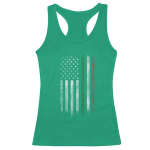 Italian American Flag Racerback Tank Top Retro Italy Flag Italian Family TS10 Irish Green Print Your Wear