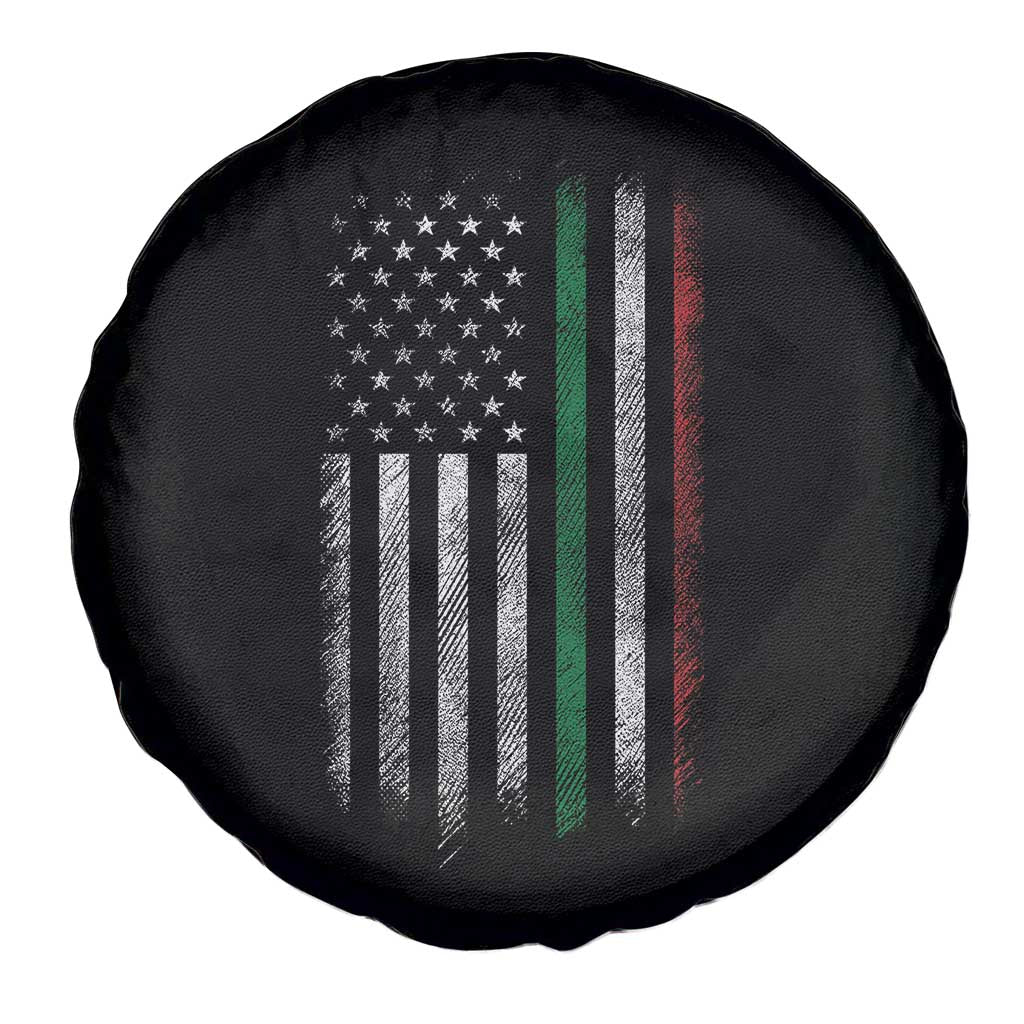 Italian American Flag Spare Tire Cover Retro Italy Flag Italian Family TS10 Print Your Wear
