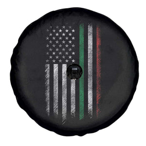 Italian American Flag Spare Tire Cover Retro Italy Flag Italian Family TS10 Print Your Wear