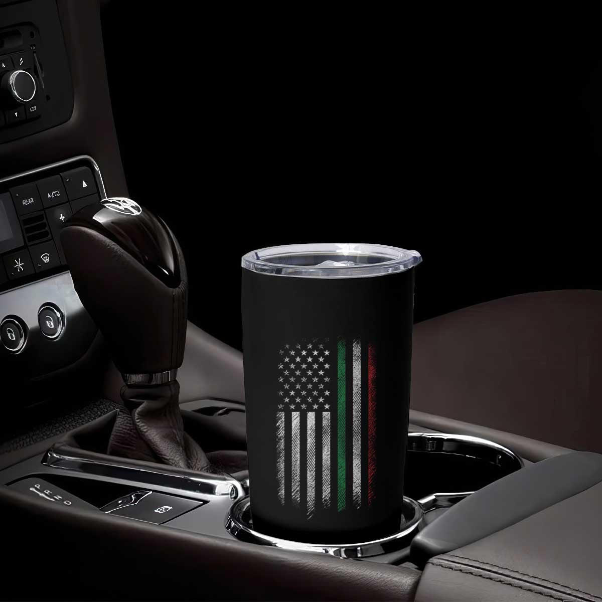 Italian American Flag Tumbler Cup Retro Italy Flag Italian Family TS10 Print Your Wear