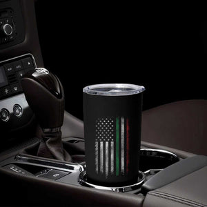 Italian American Flag Tumbler Cup Retro Italy Flag Italian Family TS10 Print Your Wear