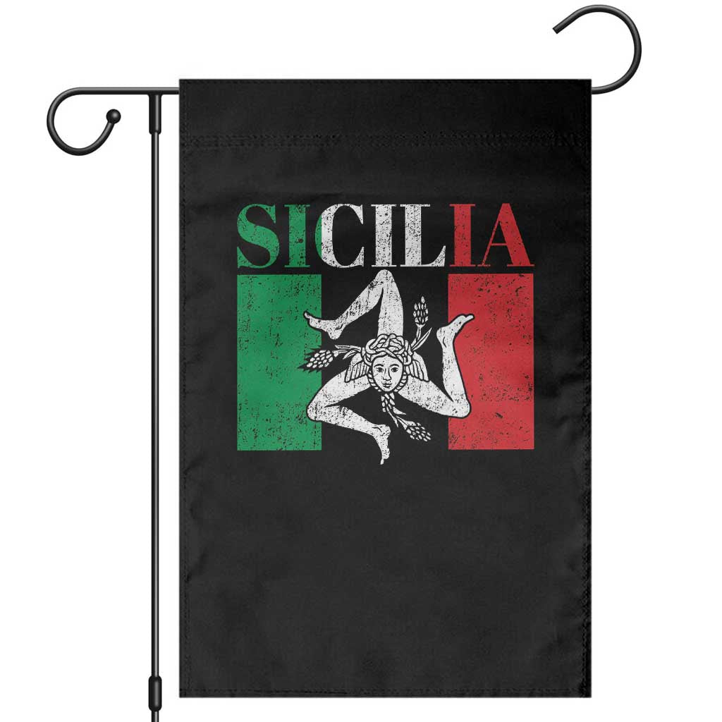 Italian Flag Garden Flag Pisa Tower Colosseum Classic Scooter Retro TS10 Black Print Your Wear