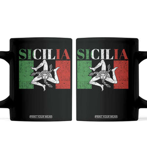 Italian Flag Coffee Mug Pisa Tower Colosseum Classic Scooter Retro TS10 Black Print Your Wear