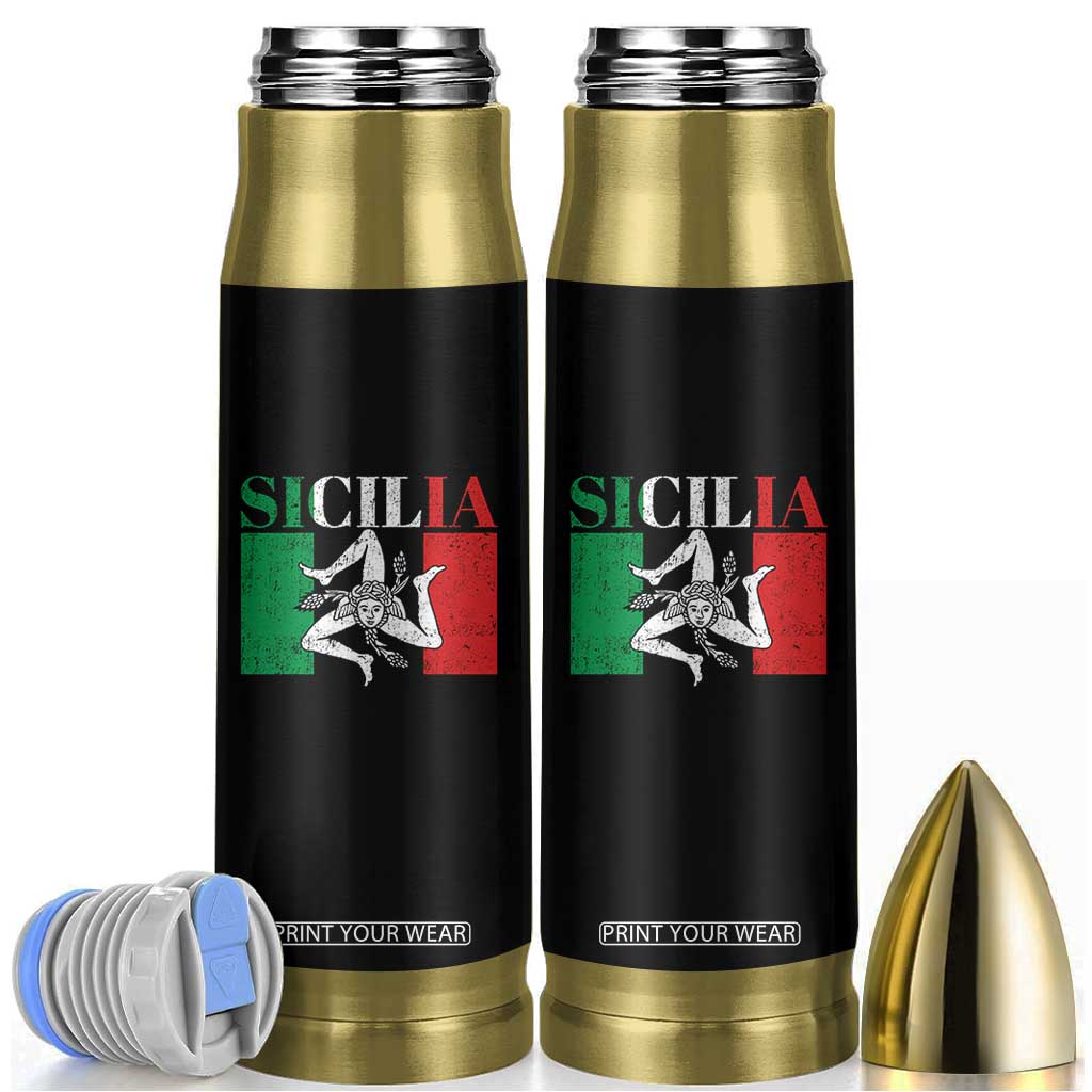Italian Flag Bullet Tumbler Pisa Tower Colosseum Classic Scooter Retro TS10 Black Print Your Wear