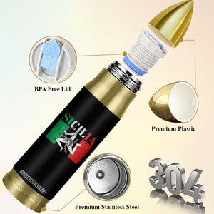 Italian Flag Bullet Tumbler Pisa Tower Colosseum Classic Scooter Retro TS10 Print Your Wear