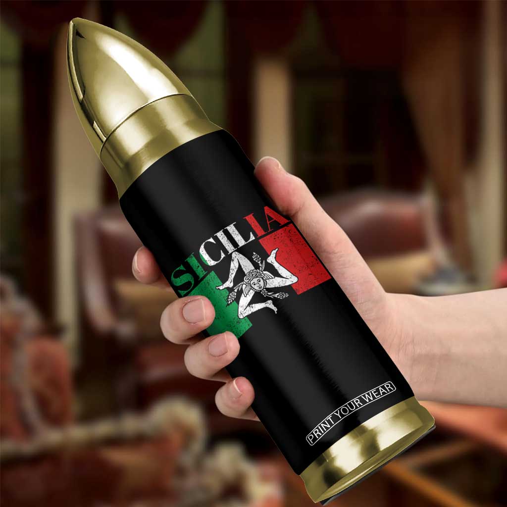 Italian Flag Bullet Tumbler Pisa Tower Colosseum Classic Scooter Retro TS10 Print Your Wear
