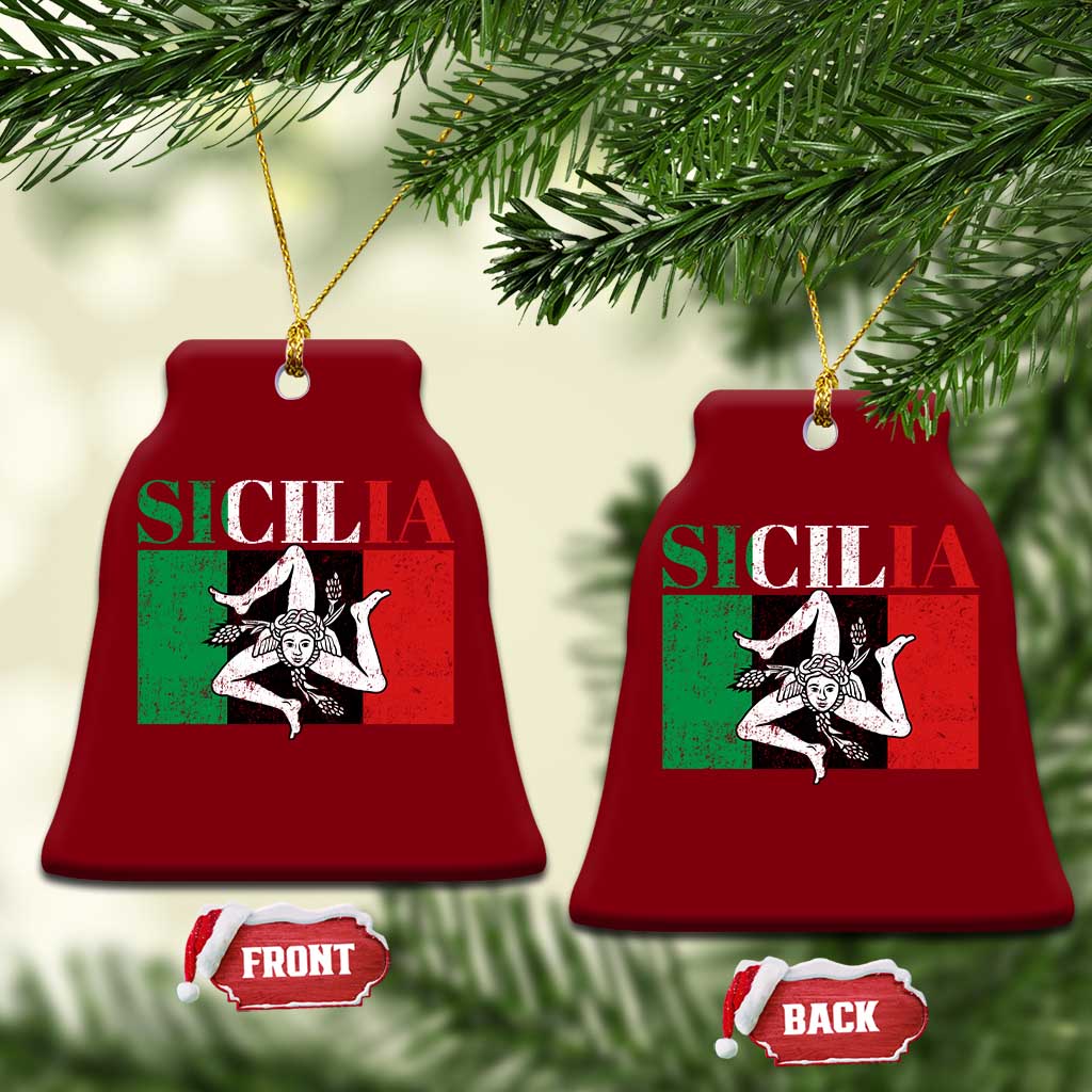 Italian Flag Ceramic Ornament Pisa Tower Colosseum Classic Scooter Retro TS10 Print Your Wear
