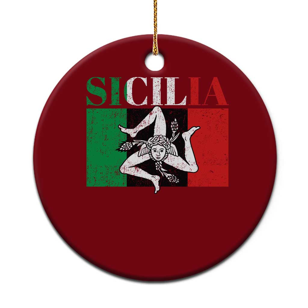 Italian Flag Ceramic Ornament Pisa Tower Colosseum Classic Scooter Retro TS10 1pc Red Print Your Wear