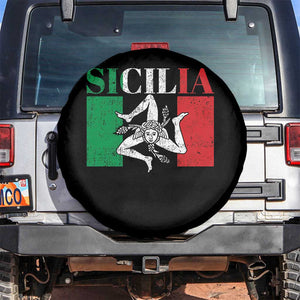 Italian Flag Spare Tire Cover Pisa Tower Colosseum Classic Scooter Retro TS10 No hole Black Print Your Wear