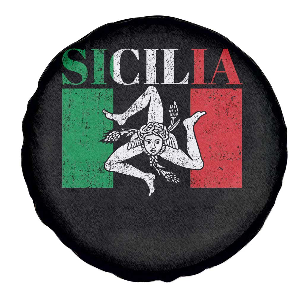 Italian Flag Spare Tire Cover Pisa Tower Colosseum Classic Scooter Retro TS10 Print Your Wear