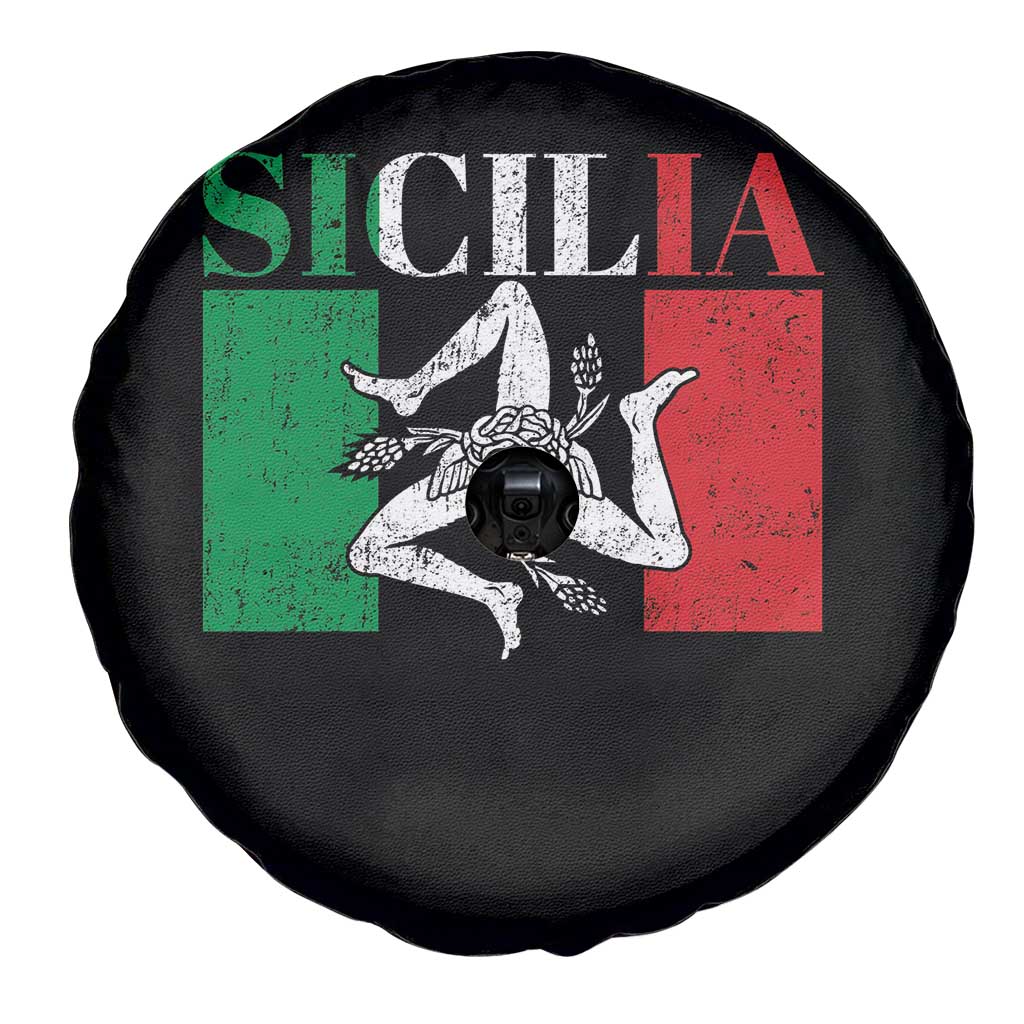 Italian Flag Spare Tire Cover Pisa Tower Colosseum Classic Scooter Retro TS10 Print Your Wear