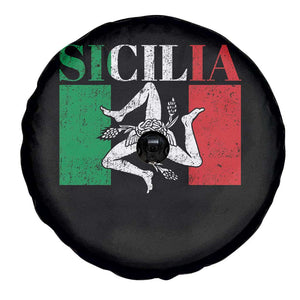 Italian Flag Spare Tire Cover Pisa Tower Colosseum Classic Scooter Retro TS10 Print Your Wear