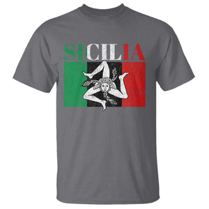 Italian Flag T Shirt Pisa Tower Colosseum Classic Scooter Retro TS10 Charcoal Print Your Wear