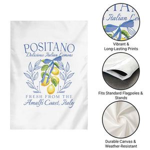 Positano Italy Garden Flag Amalfi Coast Italian Lemons Town Italy Vacation TS10 Print Your Wear