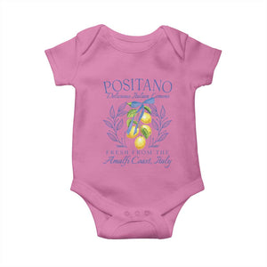 Positano Italy Baby Onesie Amalfi Coast Italian Lemons Town Italy Vacation TS10 Azalea Print Your Wear
