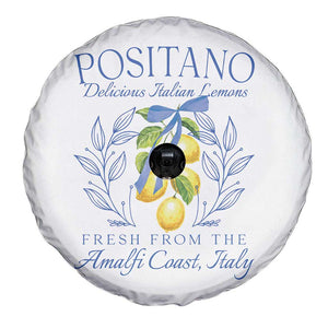 Positano Italy Spare Tire Cover Amalfi Coast Italian Lemons Town Italy Vacation TS10 Print Your Wear