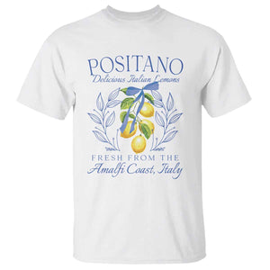 Positano Italy T Shirt Amalfi Coast Italian Lemons Town Italy Vacation TS10 White Print Your Wear