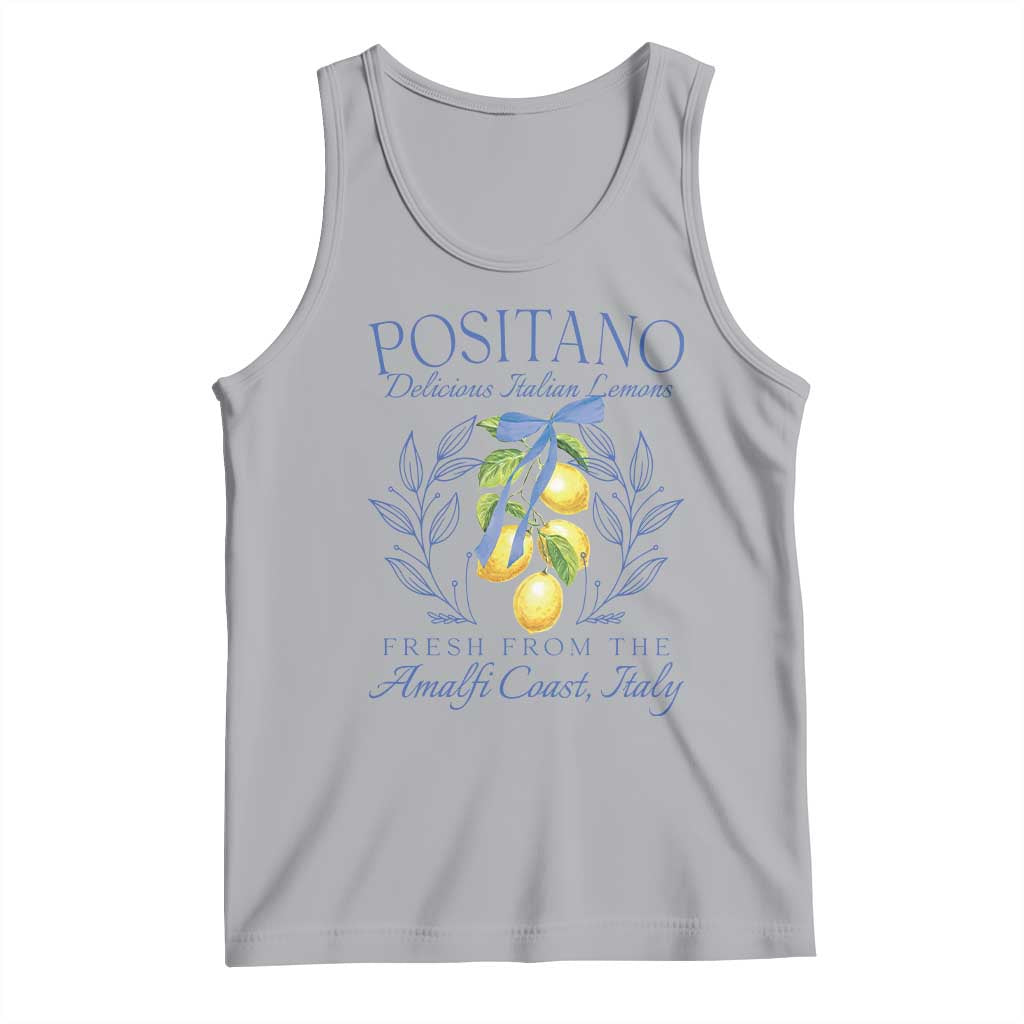 Positano Italy Tank Top Amalfi Coast Italian Lemons Town Italy Vacation TS10 Athletic Heather Print Your Wear