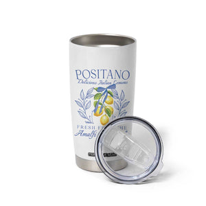 Positano Italy Tumbler Cup Amalfi Coast Italian Lemons Town Italy Vacation TS10 Print Your Wear