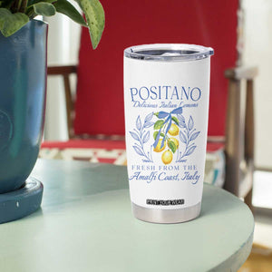 Positano Italy Tumbler Cup Amalfi Coast Italian Lemons Town Italy Vacation TS10 Print Your Wear