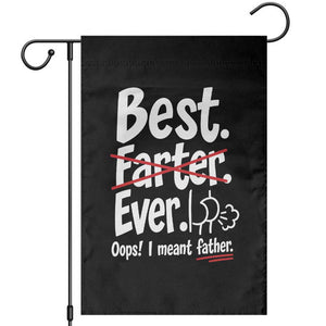 Retro Dad Worlds Best Farter I Mean Father Garden Flag Funny Gag Gift Birthday Husband Dad Fathers Day
