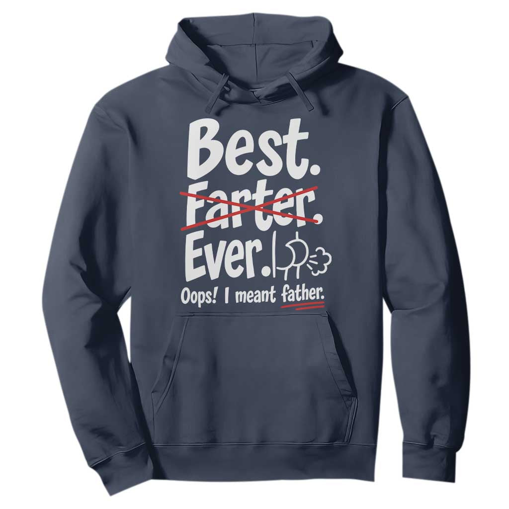 Retro Dad Worlds Best Farter I Mean Father Hoodie Funny Gag Gift Birthday Husband Dad Fathers Day