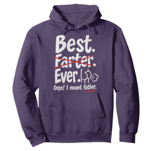 Retro Dad Worlds Best Farter I Mean Father Hoodie Funny Gag Gift Birthday Husband Dad Fathers Day