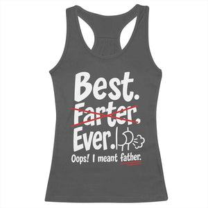 Retro Dad Worlds Best Farter I Mean Father Racerback Tank Top Funny Gag Gift Birthday Husband Dad Fathers Day