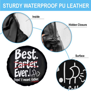 Retro Dad Worlds Best Farter I Mean Father Spare Tire Cover Funny Gag Gift Birthday Husband Dad Fathers Day