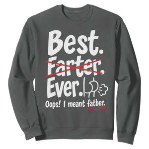 Retro Dad Worlds Best Farter I Mean Father Sweatshirt Funny Gag Gift Birthday Husband Dad Fathers Day