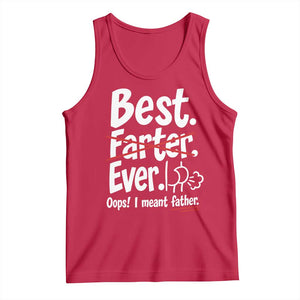 Retro Dad Worlds Best Farter I Mean Father Tank Top Funny Gag Gift Birthday Husband Dad Fathers Day