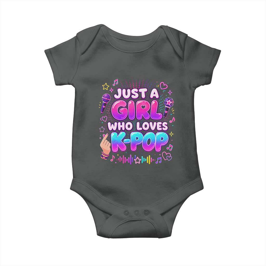 Kpop Lover Baby Onesie Just a Girl Who Loves K-Pop Korean Music