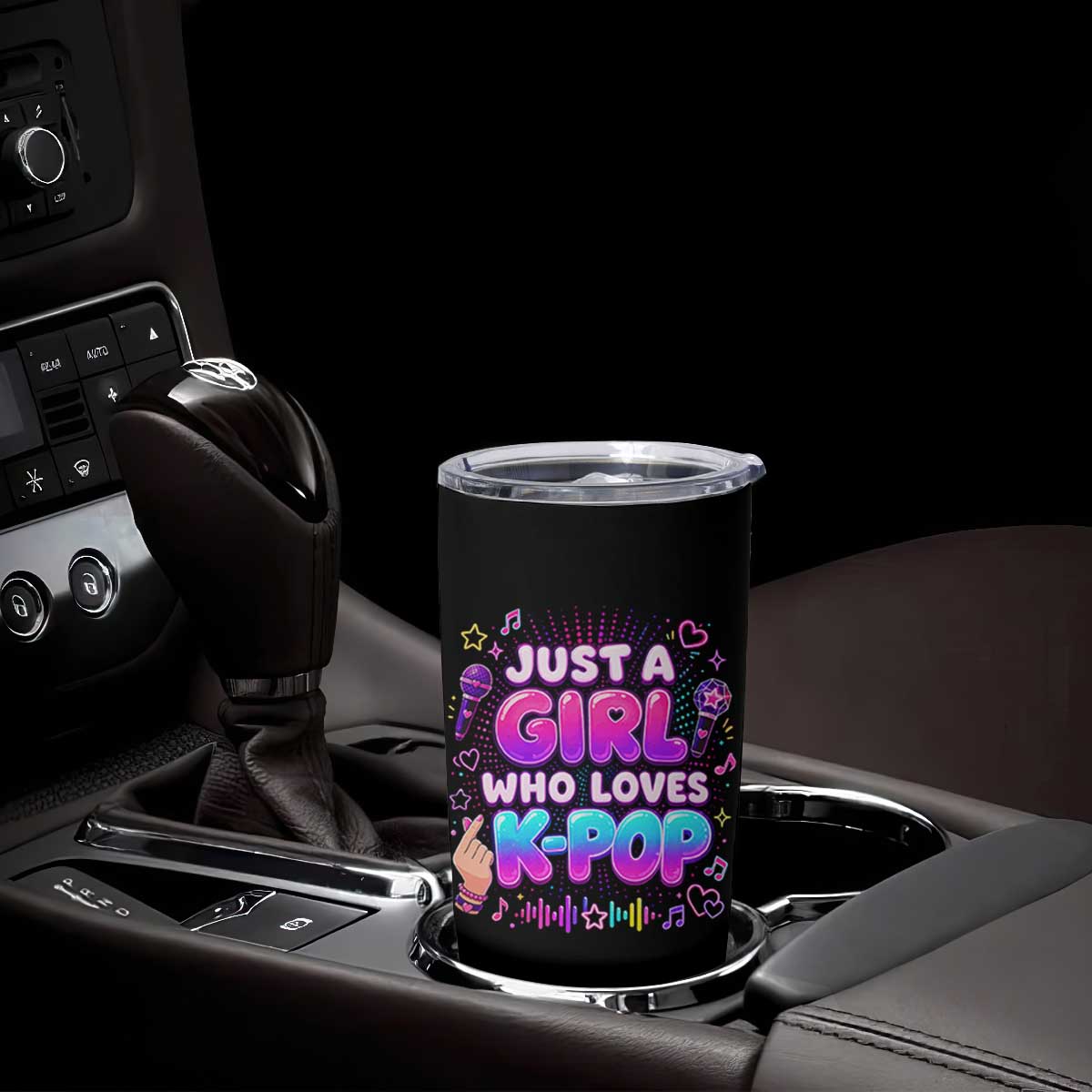 Kpop Lover Tumbler Cup Just a Girl Who Loves K-Pop Korean Music