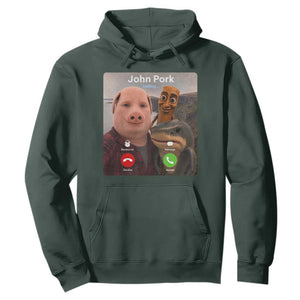 Tung Tung Tung Sahur John Pork Calling Hoodie Tralalero Tralala Meme Brainrot Funny
