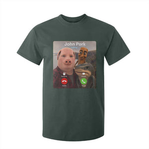 Tung Tung Tung Sahur John Pork Calling T Shirt For Kid Tralalero Tralala Meme Brainrot Funny
