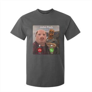 Tung Tung Tung Sahur John Pork Calling T Shirt For Kid Tralalero Tralala Meme Brainrot Funny