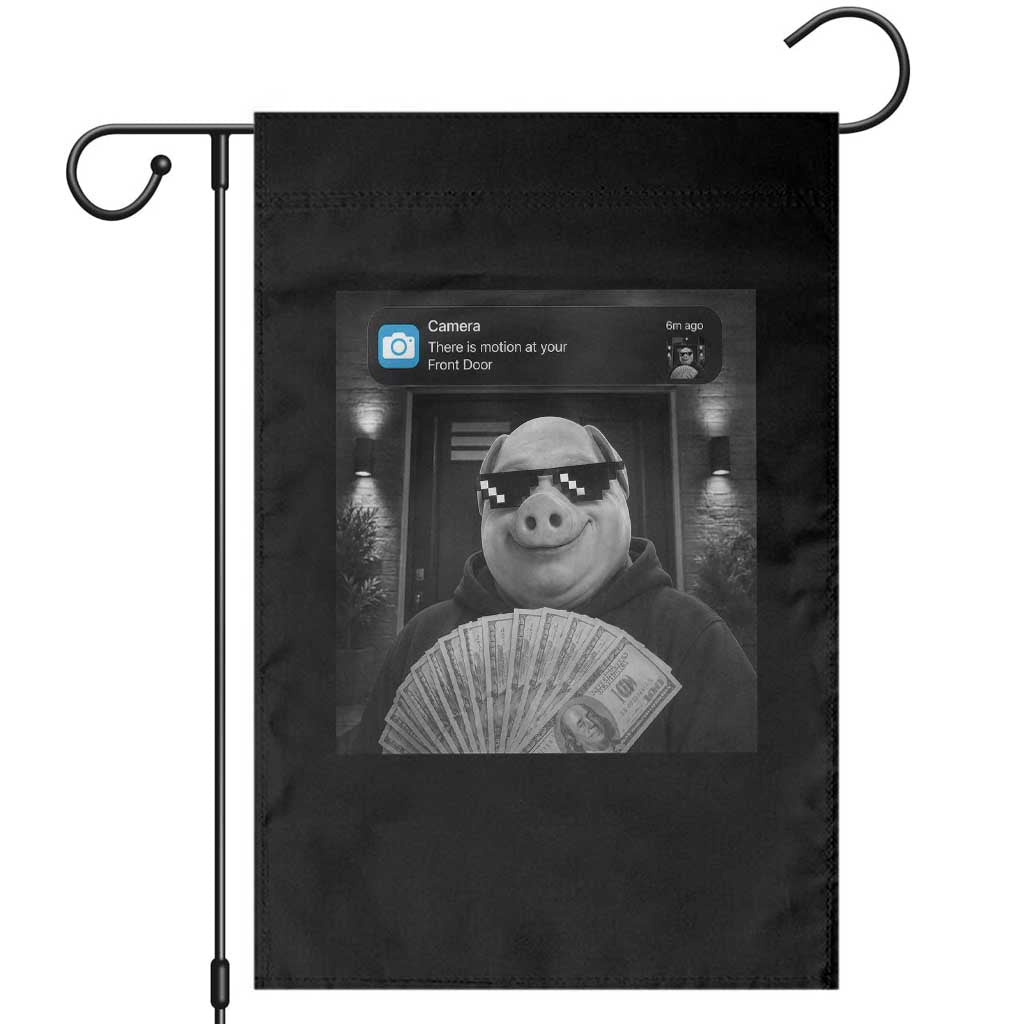 John Pork Meme Garden Flag There Is Motion At Your Front Door Funny Brainrot