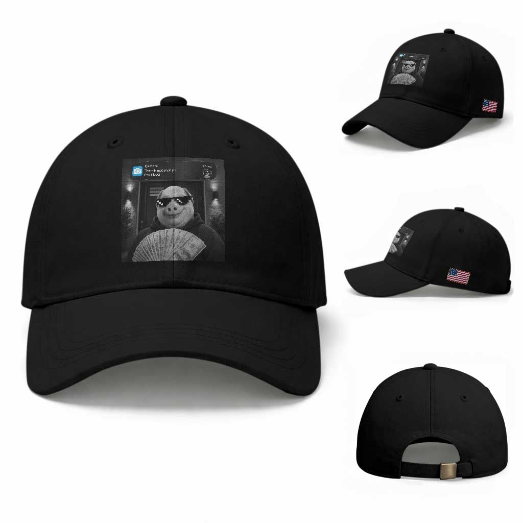 John Pork Meme Baseball Cap There Is Motion At Your Front Door Funny Brainrot