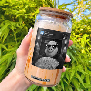 John Pork Meme Glass Can There Is Motion At Your Front Door Funny Brainrot