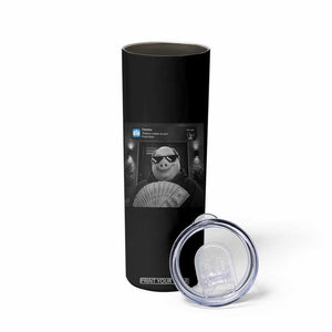 John Pork Meme Skinny Tumbler There Is Motion At Your Front Door Funny Brainrot