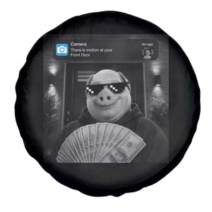 John Pork Meme Spare Tire Cover There Is Motion At Your Front Door Funny Brainrot