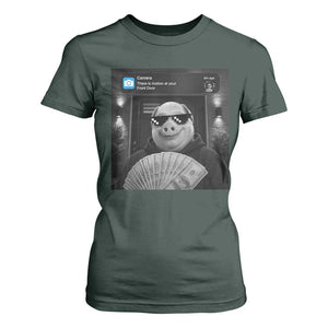 John Pork Meme T Shirt For Women There Is Motion At Your Front Door Funny Brainrot