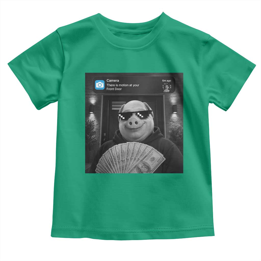 John Pork Meme Toddler T Shirt There Is Motion At Your Front Door Funny Brainrot