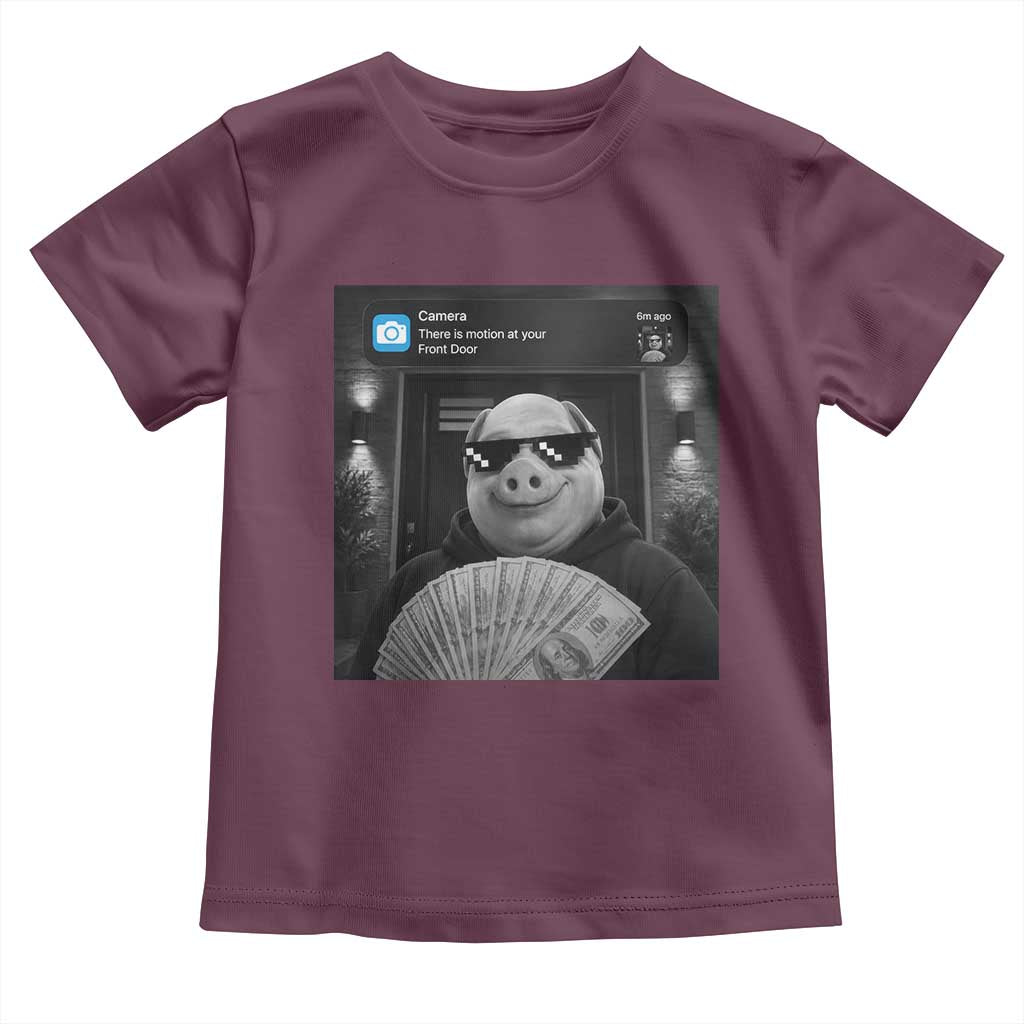 John Pork Meme Toddler T Shirt There Is Motion At Your Front Door Funny Brainrot